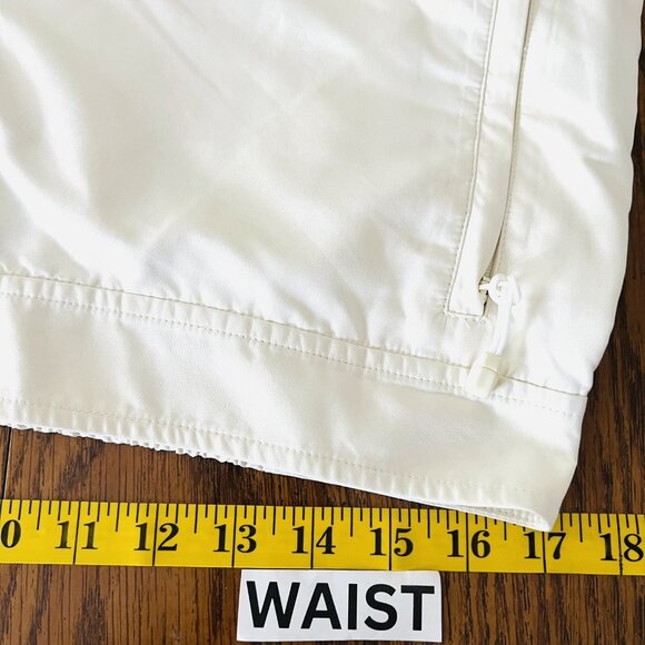 Ralph Lauren Active Women's Pants Size 12 Mesh Lined Relaxed Straight Leg Ivory - Picture 6 of 11